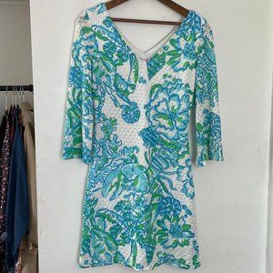 Lilly Pulitzer Alden Crochet Shift Dress Size XS